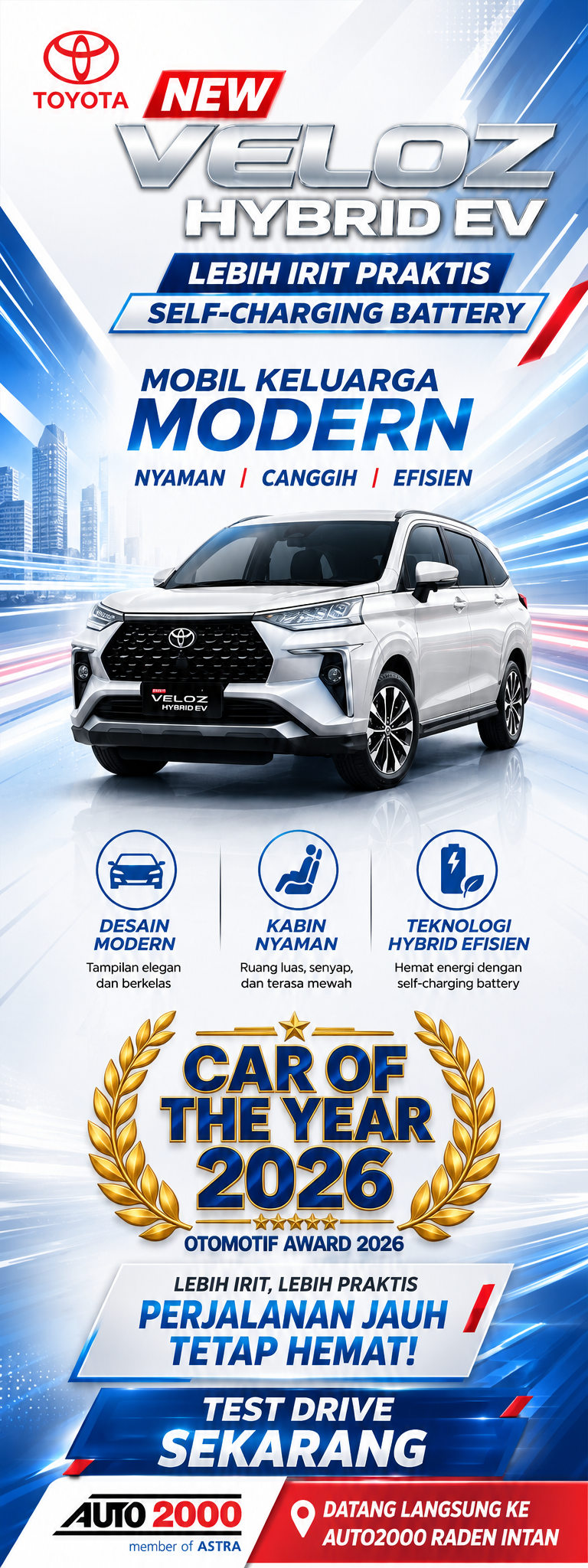 Auto2000 Raden Intan — Event Banner